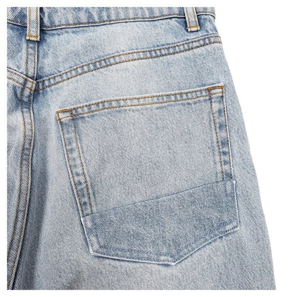 REFORMATION Cynthia Patch High Rise Cropped Jeans 29 - Picture 9 of 12